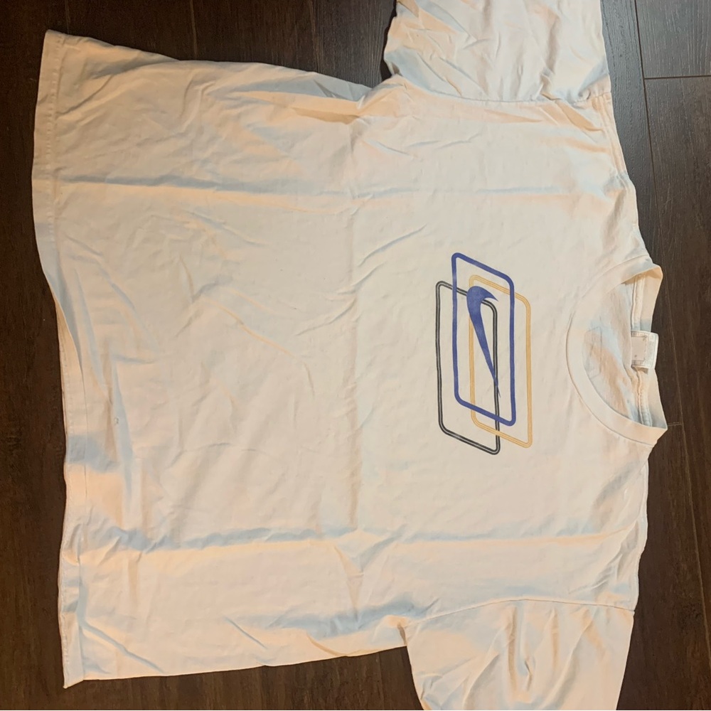 Vintage Nike White Crew Neck T-Shirt